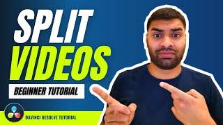 How To Split Clips In DaVinci Resolve 17 | Beginner Shortcuts 2022