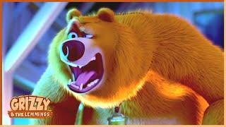 High Voltage Bear Attack | Grizzy & the lemmings | 55' Compilation |  Cartoon for Kids |