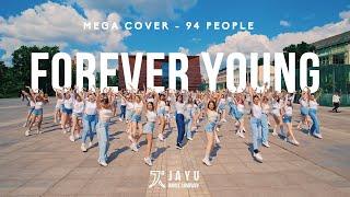 [K-POP IN PUBLIC | ONE TAKE]  BLACKPINK-'Forever Young' MEGA COVER 94 students of JAYU Dance Company
