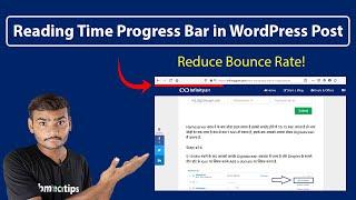 How To Add A Reading Time Progress Bar To Your Post in WordPress 2020