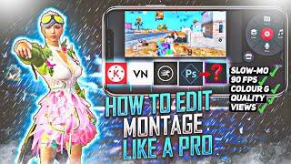 HOW TO EDIT PUBG LITE MONTAGE LIKE A PRO  PUBG LITE OnePlus,9R,8T,7T,5T,6T,N105G,N100,Nord,NeverSet