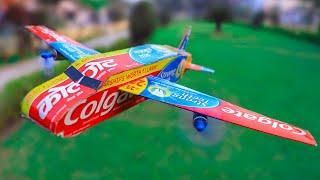 How to Make an Airplane from Colgate | Amazing DIY Toys