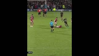 Leigh Leopard's Edwin Ipape  Vs Salford Red Devils