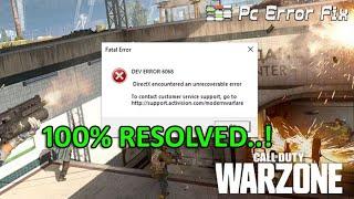 Fix COD Warzone Dev Error 6068 on Windows 10 & 11 [100% RESOLVED]