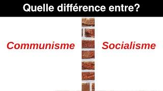 Quelle est la différence entre le socialisme et le communisme? Explications et définition politique