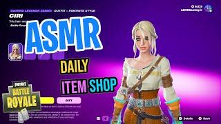 ASMR Fortnite Ciri and Yennefer Witcher Skins are Back! Daily Item Shop  Relaxing Whispering 