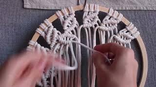 DIY: Macrame Tree of Life Tutorial / How to Make Macrame DreamCatcher