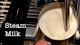 How To Steam And Froth Milk With a Breville Barista Express