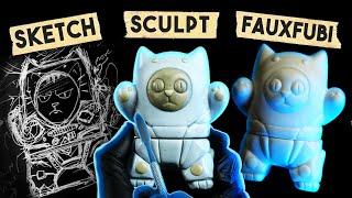 From SKETCH to SCULPT to SOFT RESIN! (FAUXFUBI - DIY SOFUBI at home)