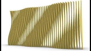 Wavy Fins on Facade Design