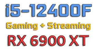 i5-12400F + RX 6900 XT CPU Streaming Test: Valorant, Fortnite, COD Warzone, Battlefield 2042