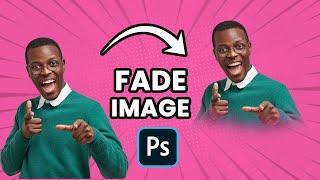 how to fade an image into a background in photoshop