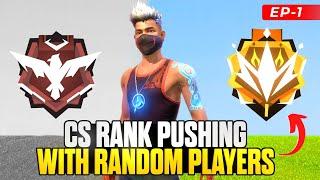 Road to Grandmaster with Random Players  || CS Rank Push || Season 25 EP 1