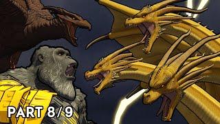 King Ghidorah vs Kong and Rodan | Animation (Part 8/9)