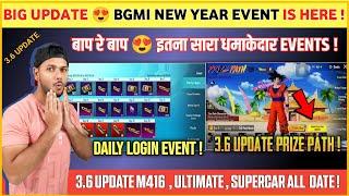 BIG UPDATE  Bgmi New Year Event | Next Prize Path in Bgmi | Bgmi 3.6 Update Leaks | Bgmi Leaks