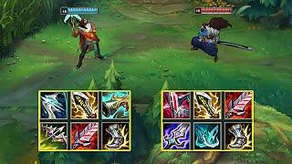 AKSHAN vs YASUO FULL BUILD FIGHTS - League of Legends