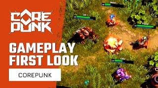 Corepunk PvE Gameplay First Look - Camp Farming Combat | Dvalin Reaction | New MMORPG 2022