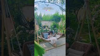 Garden Swing-Lost in a beautiful garden,but  found in serenity.