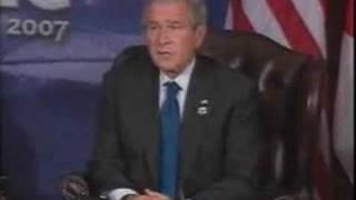 Bush Comments on Bin Laden Tape September 2007