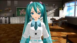 [Project DIVA F2nd Edit PV] Can I Go To The Washroom Please?