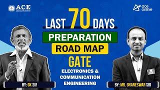 GATE 2025: Electronics & Communication Engineering | Last 70 Days Preparation Roadmap | ACE Online