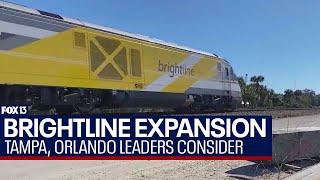 Transportation leaders to discuss Brightline expansion connecting Tampa and Orlando
