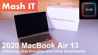 2020 MacBook Air 13 Apple Silicon Unboxing, first thoughts and initial benchmarks