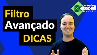 Dicas para FILTRO AVANÇADO no EXCEL