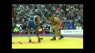 Anastasios Akritidis GRE vs Sushil Kumar IND - 2010 FILA Wrestling Worlds - 66 kg R32