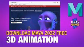 How to Download and Install Autodesk Maya for FREE!! Maya 2022