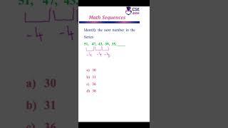 Identify the next no. in the sequence #13 #mathsequences #mathstricks #tricksandtips #maths #cseguru