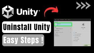 How To Uninstall Unity Completely !