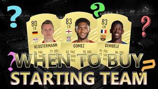 WHEN TO BUY YOUR STARTER TEAMS IN FIFA 21 | FIFA ULTIMATE TEAM