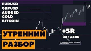 Утренний разбор BITCOIN, EURUSD, GBPUSD, GOLD 09.07