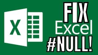 #NULL! | How to resolve this error now | Microsoft Excel | FIX