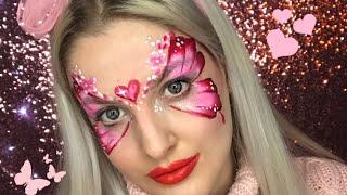 One Stroke Butterfly Face Painting Tutorial