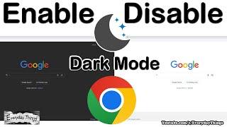 How to Enable or Disable Dark Mode on Chrome in just one click (PC & Laptop)