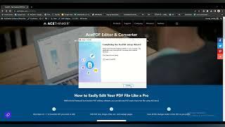 AcePDF (PDF Editor and Converter) Registration Guide and More