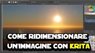 Come ridimensionare un'immagine con Krita