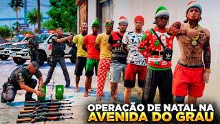 GTA V: VIDA DO CRIME | DEU RUIM NO NATAL! POLÍCIA ENQUADROU A TROPA NO MEIO DO BOLOLÔ!| O FILME