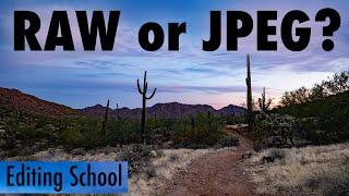 Do you need to shoot RAW or is it okay to shoot JPEG?