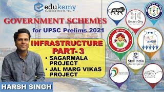 Schemes Related to Infrastructure- Part 3 | Important Government Schemes for UPSC Prelims 2021