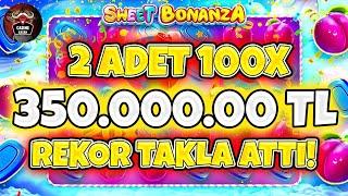 Sweet Bonanza Küçük Kasa  350.000.00 TL SLOT REKOR  MAKSWİN REKOR KATLADIK #sweetbonanza #slots