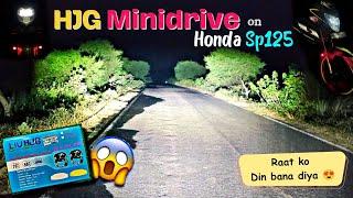 HJG Minidrive Devil Eye Version on Honda Sp125| Brighter Than Pulsar N160 Headlight ?