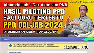 Baru saja Rilis  !! Hasil Piloting PPG Guru Tertentu Resmi diumumkan Kemendikbud Mulai Tangal ini !!