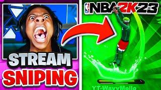 i STREAM SNIPED the Most TOXIC STREAMER on NBA 2K23... *HILARIOUS*
