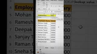 Vlookup With Wild Card In Excel  | Excel Tips And Tricks  #shorts #excel #excelfunctions #bytetech