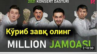 MILLION JAMOASI 2021-KONSERT DASTURI