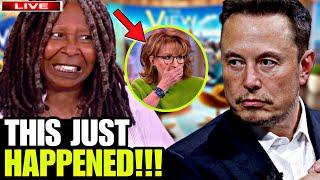 View Host Whoopi Goldberg BREAKSDOWN CRYING FACES $80 MILLION LAWSUIT After SLAMMING Elon Musk LIVE