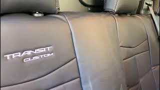 Brand New Ford Transit Custom 2022 Seat Cover Install #ford #fordtransit #custom #upgrade